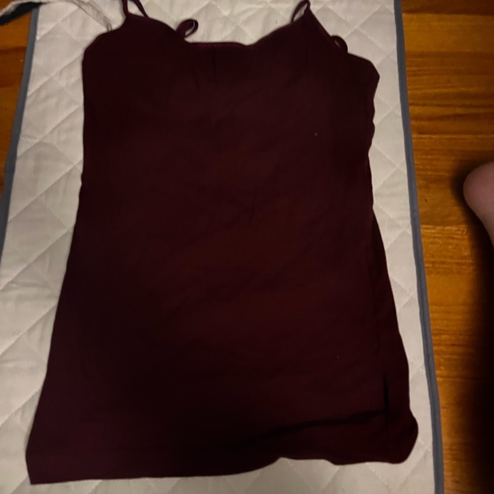 Maroon tank top